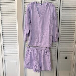 Old Navy Lavender Women's Hoodie Set